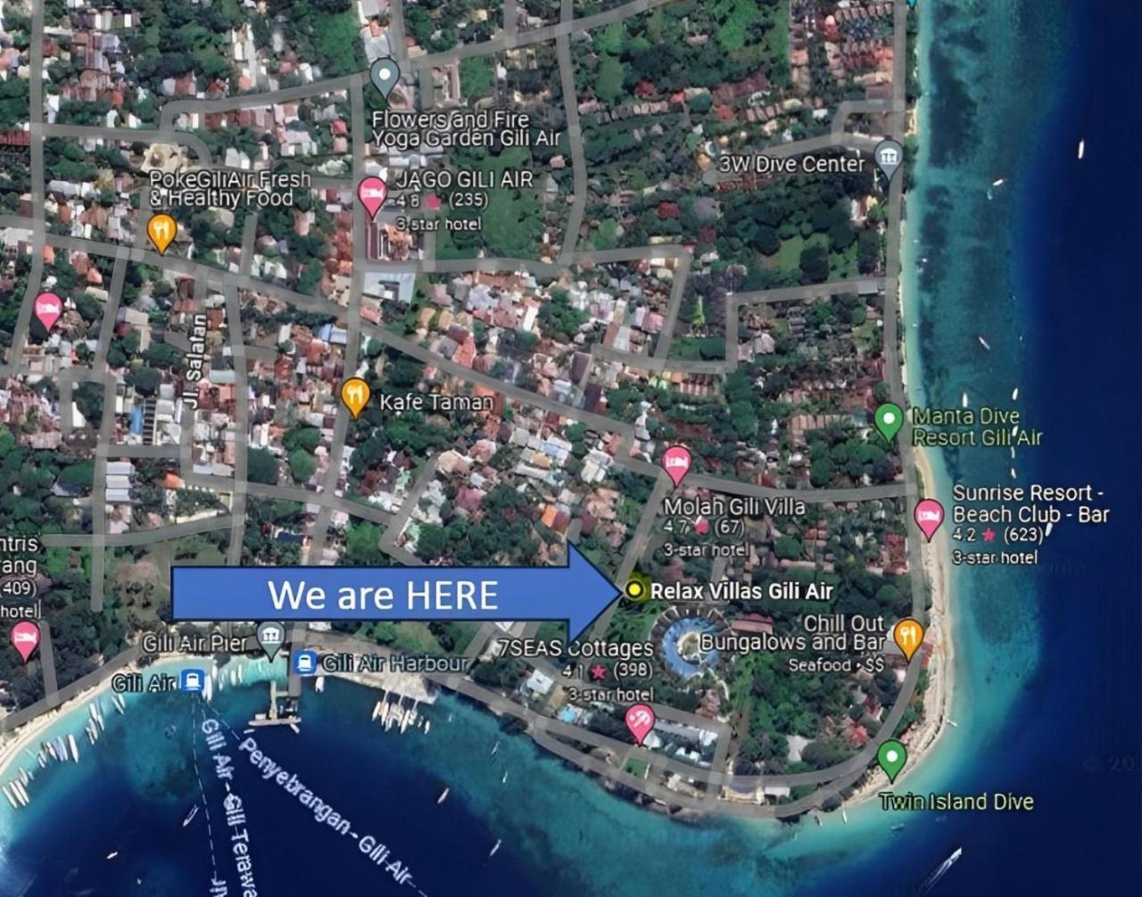 Relax Villas Gili Air Zewnętrze zdjęcie